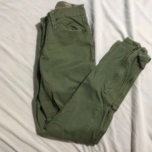 Dollhouse olive green jeans